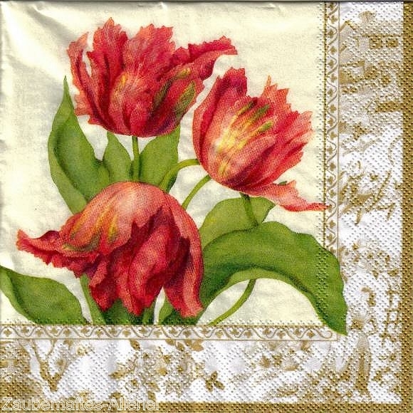 10085 Serviette Tulpen (My Lady Tulips)