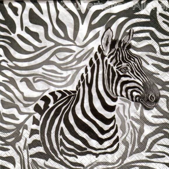 10165 Serviette Zebra