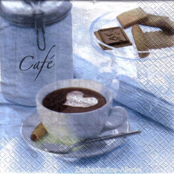 10272 Serviette Kaffee mit Keks (Kerstin)