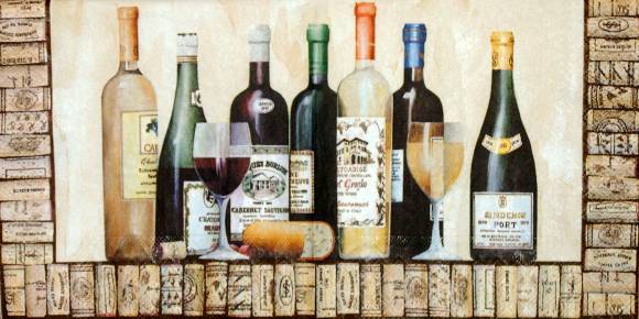 10354 Serviette Edler Wein (Vintage Wine)