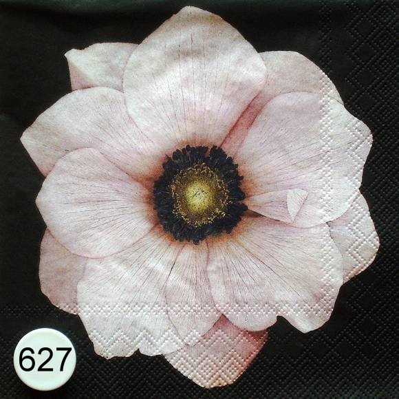 10627 Serviette Feinstein - Pink Anemone