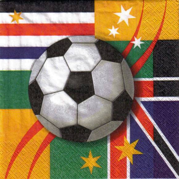 10686 Serviette Soccer World Cup