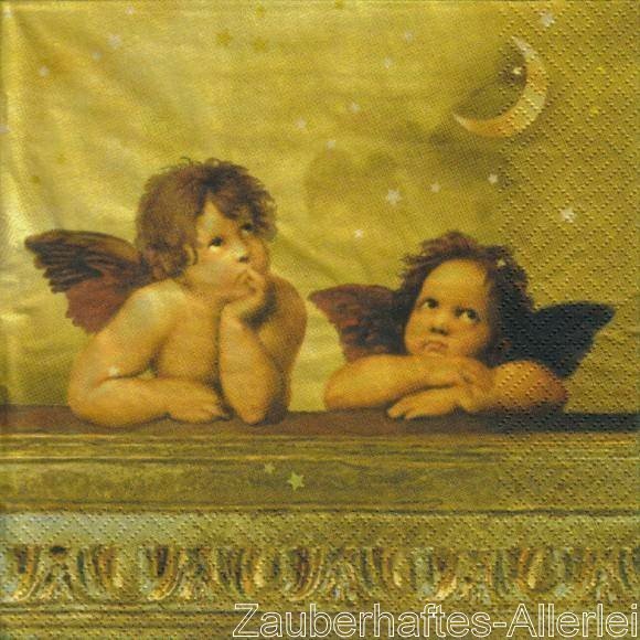 10710 Serviette Raffaels Angels - Zwei Engel