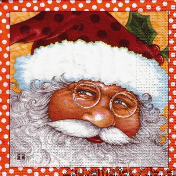 11647 Twas Santa - Weihnachtsmann mit Brille