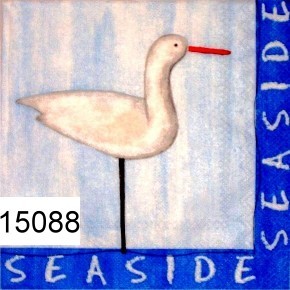 15088 Serviette Storch (25x25)