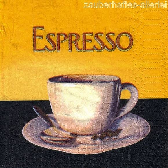 15007 Serviette Espresso (25x25)