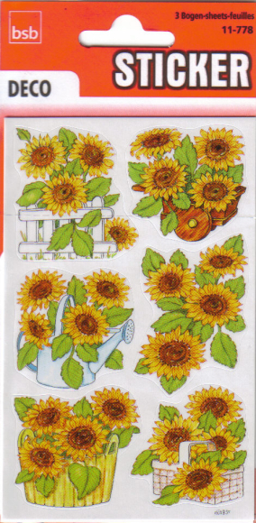 24093 Sticker Sonnenblumen