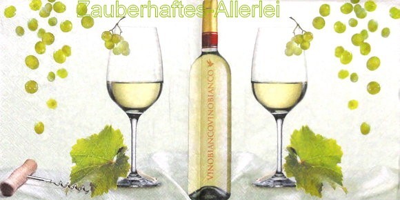 10546 Vino Bianco - Wein Trauben