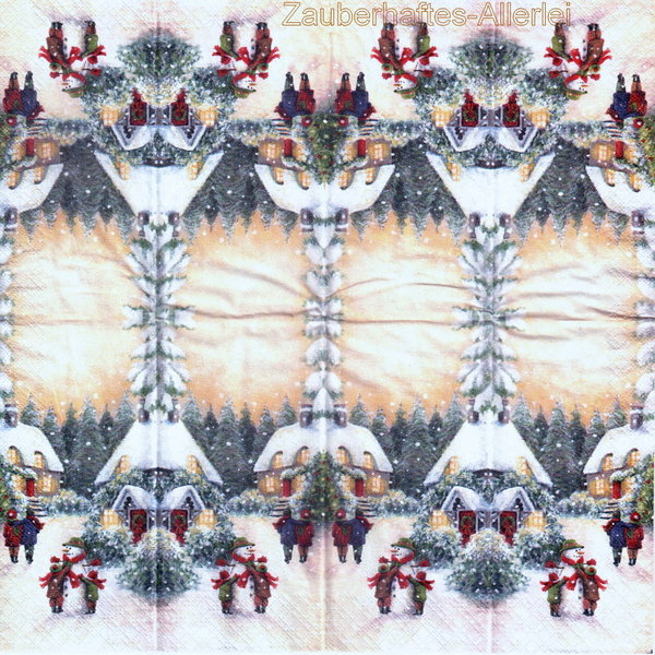 18021 Taschentuch Magic of Xmas - Weihnachtszauber