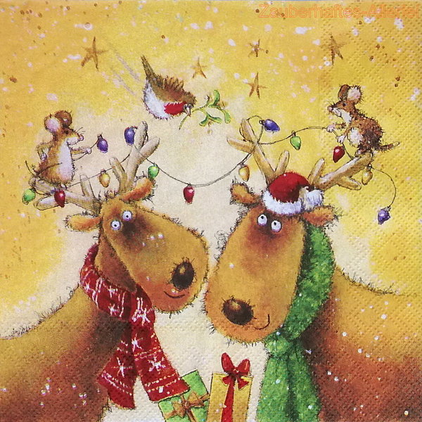 10204 Decorative Deer - Tierischer Weihnachtsspaß