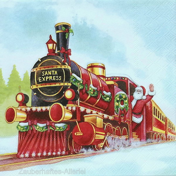 10228 Santa Express - Weihnachtszug in rot und gold