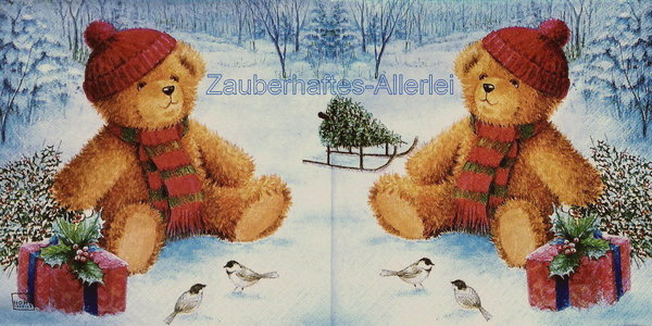 10276 Paul - Teddybär im Schnee