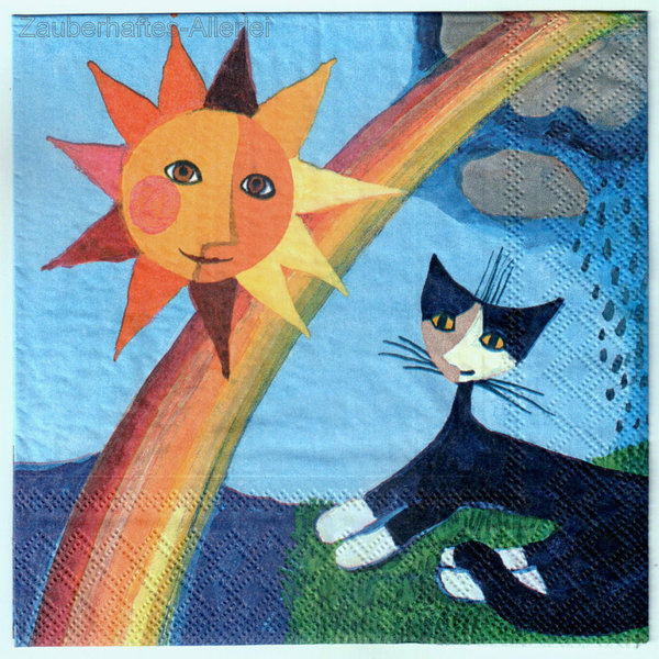 11194 Arcobaleno - Rosina Wachtmeister - Katze unter Regenbogen