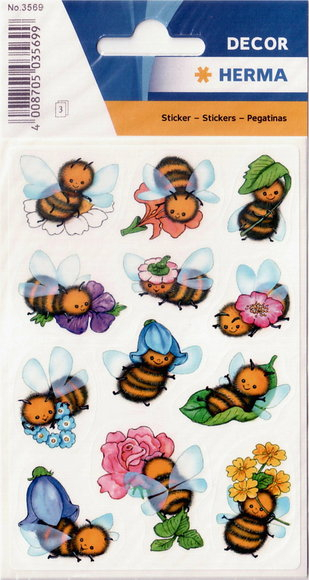 24004 Sticker Lustige Bienen